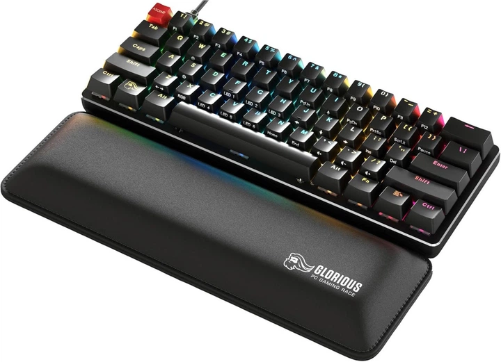 Podkładka pod nadgarstki Glorious Wrist Rest Compact Gruba Pianka Czarna (857372006082) - obraz 5