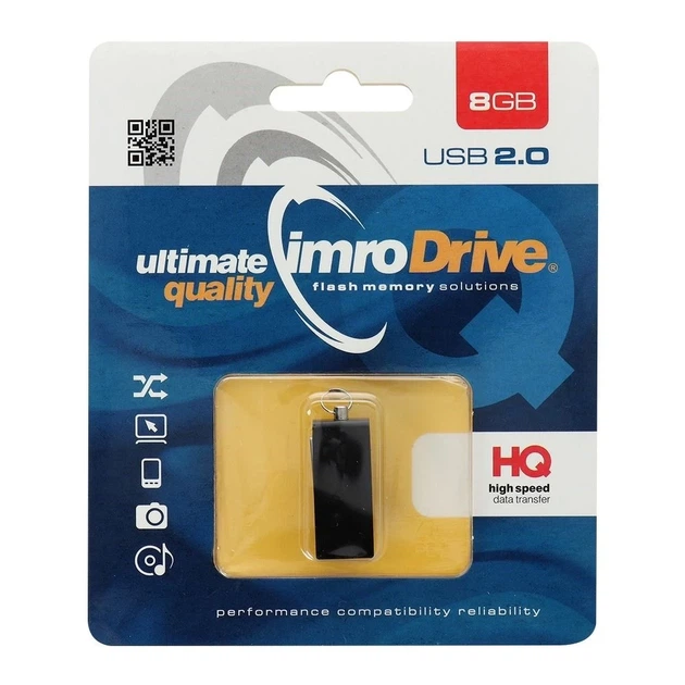 USB-флешка Imro EDGE 8GB USB 2.0 (5902768015423) - Фото 1 USB-флешка Imro EDGE 8GB USB 2.0 (5902768015423) - изображение 1