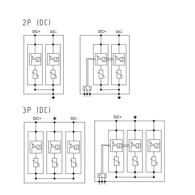 Ограничитель импульсного перенапряжения TOSUNlux TSP7-40PV, 3P, 20–40 кА, 1500 В DC, для солнечных электростанций - Фото 2 Ограничитель импульсного перенапряжения TOSUNlux TSP7-40PV, 3P, 20–40 кА, 1500 В DC, для солнечных электростанций - изображение 2