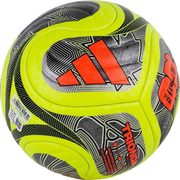 Piłka nożna Adidas World Cup 26 Trionda Pro Winter Zielono-czarno-srebrna (4068811391430) - Zdjęcie 3 Piłka nożna Adidas World Cup 26 Trionda Pro Winter Zielono-czarno-srebrna (4068811391430) - obraz 3