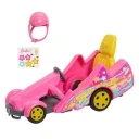Ігровий набір Mattel Barbie Рожевий гокарт із шоломом та наліпками JMP77 (0194735383214) - зображення 2