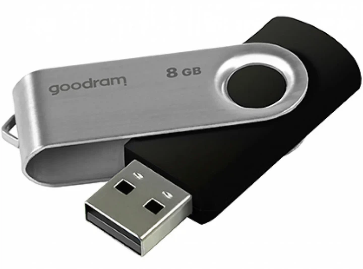 USB флеш-накопитель GoodRam Twister 8 ГБ USB 2.0 серо-чёрный - изображение 4
