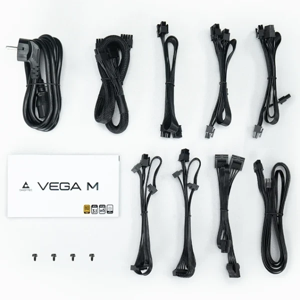 Блок питания Chieftec VEGA M PPG-850-C ATX 3.1 850 Вт 80 PLUS Gold полностью модульный - Фото 8 Блок питания Chieftec VEGA M PPG-850-C ATX 3.1 850 Вт 80 PLUS Gold полностью модульный - изображение 8