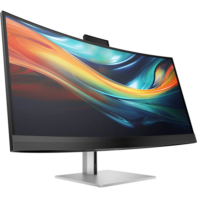 Монитор HP S7 Pro 740pm 39,7 дюйма IPS 5120x2160 60 Гц изогнутый черно-серебристый - изображение 2