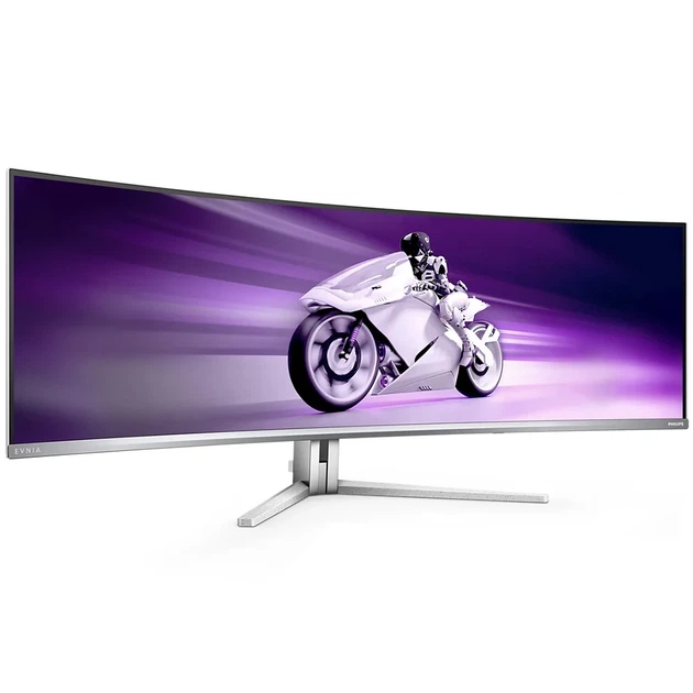 Монитор Philips 49M2C8900 48,9 дюйма QD-OLED 5120x1440 240 Гц изогнутый белый - изображение 2