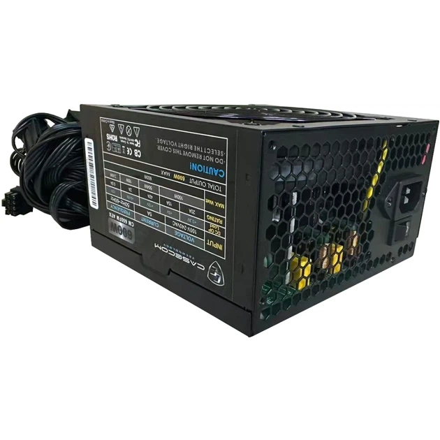 Блок питания Casecom 600 Вт ATX 120 мм модульный - Фото 1 Блок питания Casecom 600 Вт ATX 120 мм модульный - изображение 1