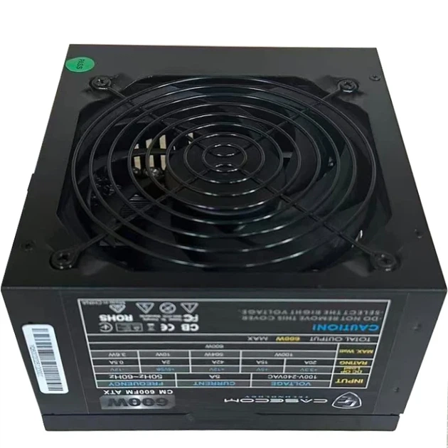 Блок питания Casecom 600 Вт ATX 120 мм модульный - Фото 2 Блок питания Casecom 600 Вт ATX 120 мм модульный - изображение 2