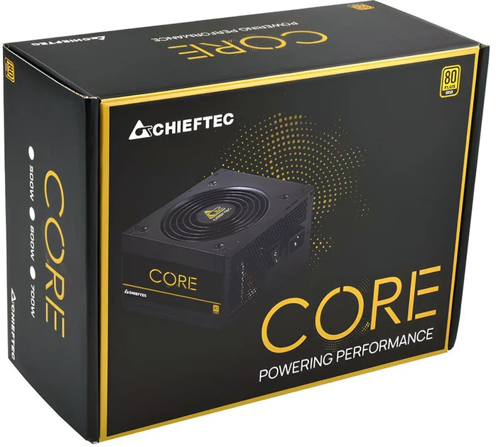 Блок питания Chieftec CORE BBS-700S 700 Вт ATX 120 мм 80 PLUS Gold Retail Box - Фото 4 Блок питания Chieftec CORE BBS-700S 700 Вт ATX 120 мм 80 PLUS Gold Retail Box - изображение 4