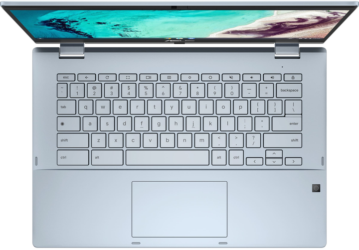 Сенсорный ноутбук 14" ASUS Chromebook Flip CX3400FMA Intel Core i3-1110G4 8GB RAM 128GB SSD 11час батарея ChromeOS (UKR) (102504685) - Б/У - изображение 5