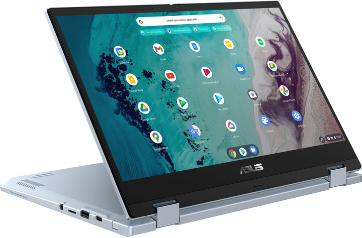 Сенсорный ноутбук 14" ASUS Chromebook Flip CX3400FMA Intel Core i3-1110G4 8GB RAM 128GB SSD 11час батарея ChromeOS (UKR) (102504685) - Б/У - изображение 6