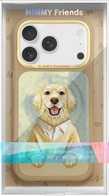 Чохол для смартфона Apple iPhone 18 Pro Max/iPhone 17 Pro Max Nimmy Gentle Pets Series Dog MagSafe Brown (6980002140857) - зображення 8