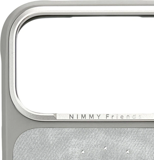 Чохол для смартфона Apple iPhone 18 Pro Max/iPhone 17 Pro Max Nimmy Lucky Fashion Cat MagSafe Grey (6980002140772) - зображення 5
