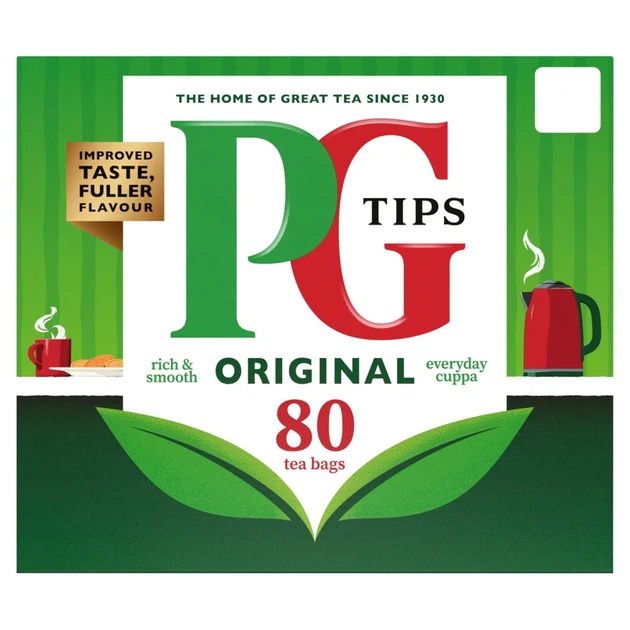 Чай чорний PG Tips Original 80 пакетиків 232 г - Фото 1 Чай чорний PG Tips Original 80 пакетиків 232 г - изображение 1