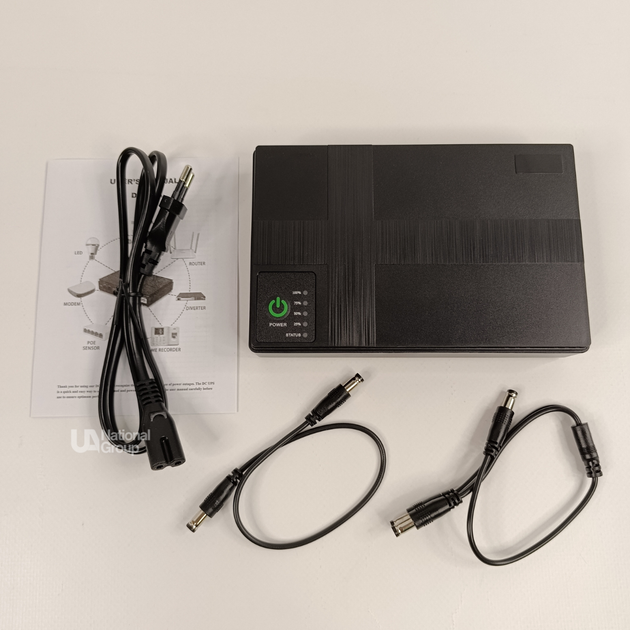 Источник бесперебойного питания для роутера и модема 18 Вт, Mini UPS с PoE для резервного питания ONU-терминалов и сетевого оборудования с выходами DC 5В/9В/12В, USB, LAN RJ45, Чёрный, NET-18-Black - изображение 3