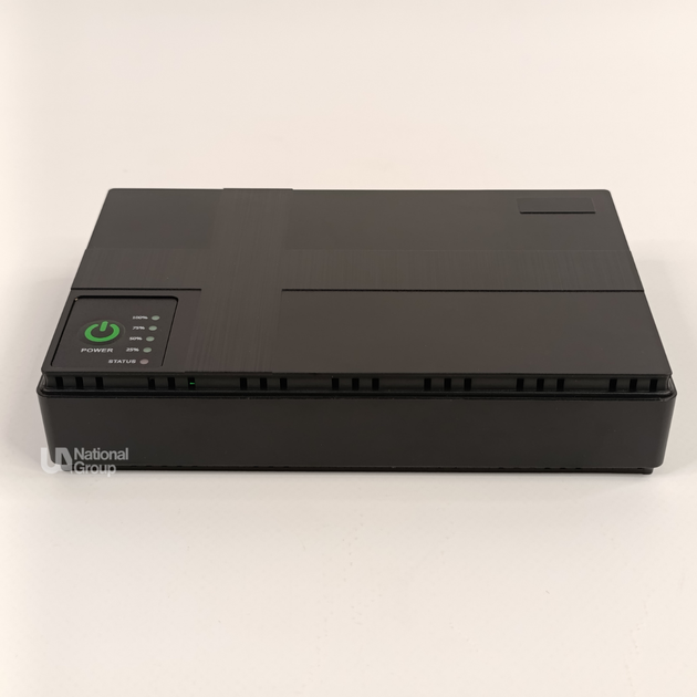 Источник бесперебойного питания для роутера и модема 18 Вт, Mini UPS с PoE для резервного питания ONU-терминалов и сетевого оборудования с выходами DC 5В/9В/12В, USB, LAN RJ45, Чёрный, NET-18-Black - изображение 8