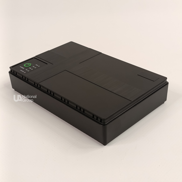 Источник бесперебойного питания для роутера и модема 18 Вт, Mini UPS с PoE для резервного питания ONU-терминалов и сетевого оборудования с выходами DC 5В/9В/12В, USB, LAN RJ45, Чёрный, NET-18-Black - изображение 10