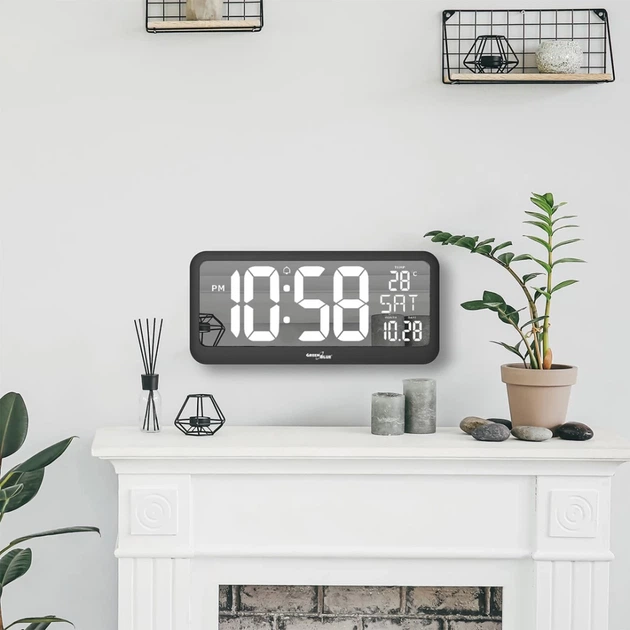 Настенные часы Maclean GB214 LCD с датчиком температуры (5902211124191) - Фото 8 Настенные часы Maclean GB214 LCD с датчиком температуры (5902211124191) - изображение 8