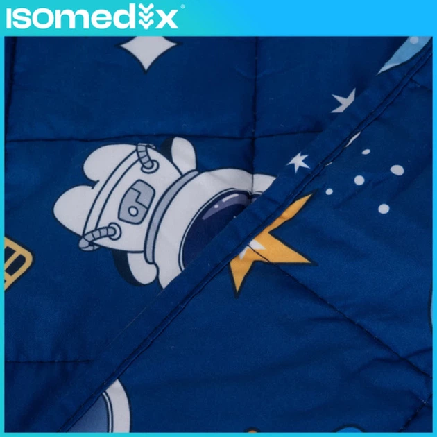 Утяжеленное одеяло Isomedix 100x150 см 4 кг (5900779961678) - Фото 6 Утяжеленное одеяло Isomedix 100x150 см 4 кг (5900779961678) - изображение 6