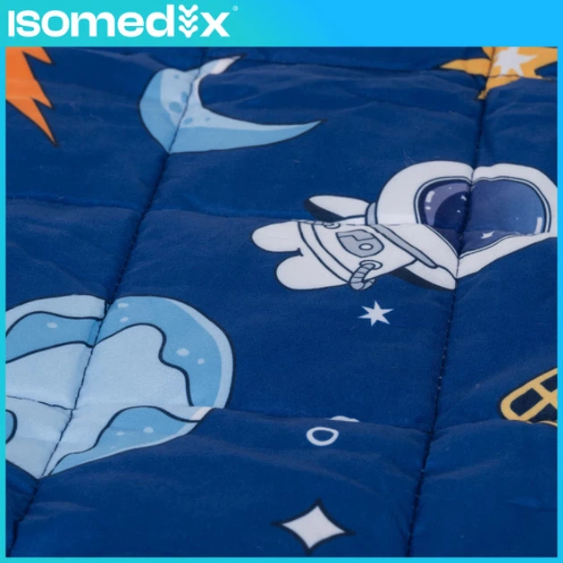 Утяжеленное одеяло Isomedix 100x150 см 4 кг (5900779961678) - Фото 7 Утяжеленное одеяло Isomedix 100x150 см 4 кг (5900779961678) - изображение 7