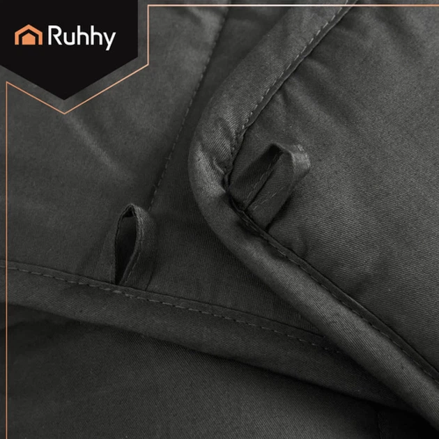 Утяжеленное одеяло Ruhhy 200x220 см 10 кг Grey (5900779960497) - Фото 10 Утяжеленное одеяло Ruhhy 200x220 см 10 кг Grey (5900779960497) - изображение 10