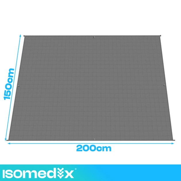 Утяжеленное одеяло Isomedix 200x150 см 8 кг Gray (5900779966741) - Фото 4 Утяжеленное одеяло Isomedix 200x150 см 8 кг Gray (5900779966741) - изображение 4