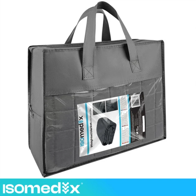 Утяжеленное одеяло Isomedix 200x150 см 6 кг Gray (5900779966758) - Фото 2 Утяжеленное одеяло Isomedix 200x150 см 6 кг Gray (5900779966758) - изображение 2