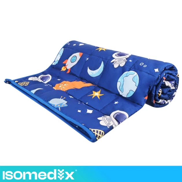 Утяжеленное одеяло Isomedix 100x150 см 3 кг Blue (5900779965836) - Фото 8 Утяжеленное одеяло Isomedix 100x150 см 3 кг Blue (5900779965836) - изображение 8