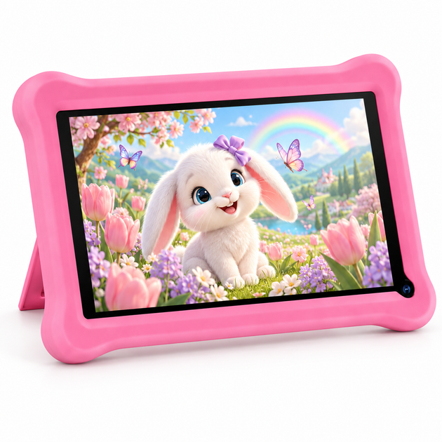 Дитячий планшет Sannuo K708 3+5/64Gb Android 11 4000 mAh Pink - изображение 6