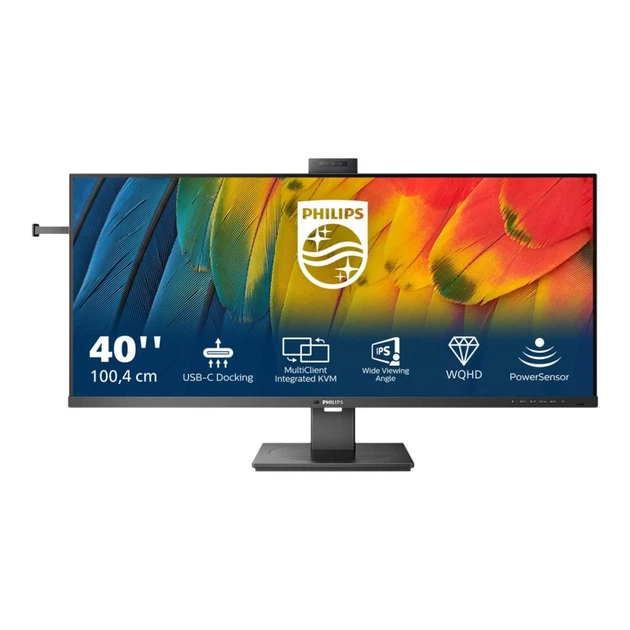Монитор Philips 40B1U5601H/00 40" IPS 3440x1440 100 Hz 21:9 Black (8712581797492) - Фото 1 Монитор Philips 40B1U5601H/00 40" IPS 3440x1440 100 Hz 21:9 Black (8712581797492) - изображение 1