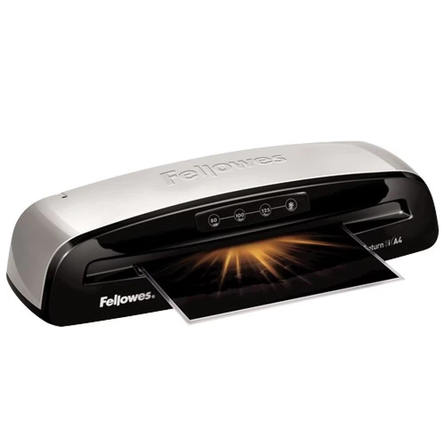 Ламінатор Fellowes Saturn 3i A4 Silver/Black (043859679904) - Фото 1 Ламінатор Fellowes Saturn 3i A4 Silver/Black (043859679904) - зображення 1