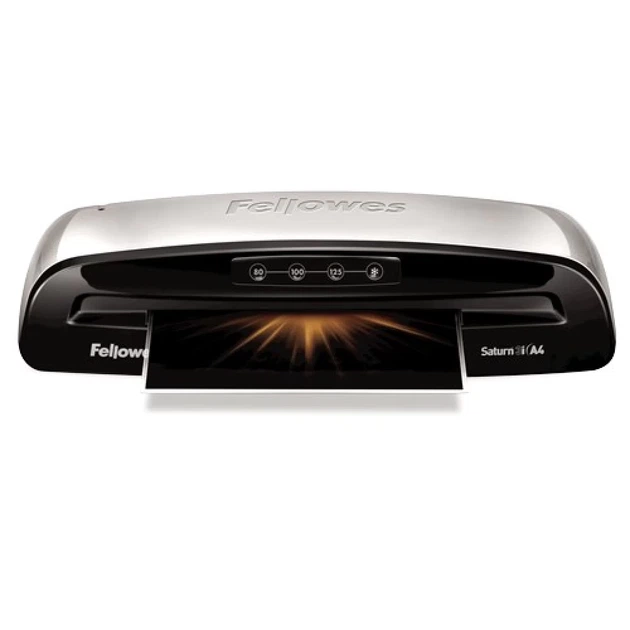 Ламінатор Fellowes Saturn 3i A4 Silver/Black (043859679904) - Фото 2 Ламінатор Fellowes Saturn 3i A4 Silver/Black (043859679904) - зображення 2