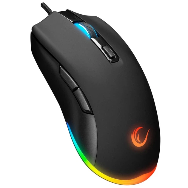 Комплект клавиатура + мышь Rampage Fortuna игровой с ковриком 12800 DPI Black (8680096148873) - Фото 5 Комплект клавиатура + мышь Rampage Fortuna игровой с ковриком 12800 DPI Black (8680096148873) - изображение 5
