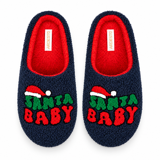 Взуття домашнє Ardesto Christmas Santa 40/41 розмір синій (ART2540SU) - Фото 1 Взуття домашнє Ardesto Christmas Santa 40/41 розмір синій (ART2540SU) - зображення 1