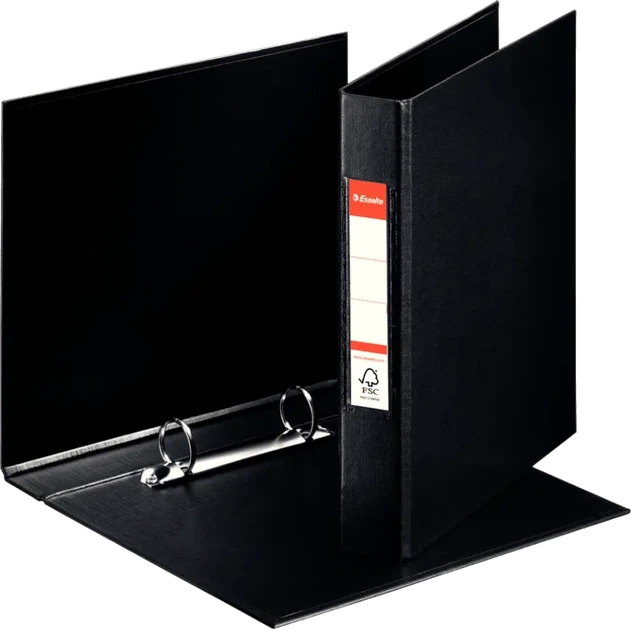 Segregator Esselte Standard A5 35 mm 2 ringi Czarny (5701216476874) - Zdjęcie 3 Segregator Esselte Standard A5 35 mm 2 ringi Czarny (5701216476874) - obraz 3
