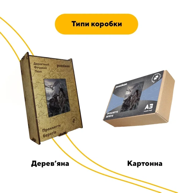 Дерев'яний фігурний пазл Прокляття берегів, А1, Картонна коробка 500+ елементів - Фото 4 Дерев'яний фігурний пазл Прокляття берегів, А1, Картонна коробка 500+ елементів - изображение 4