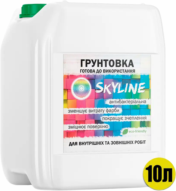 Глибокопроникаюча Грунтовка акрилова готова до застосування SkyLine 10 л (2010_rozetka) - зображення 2