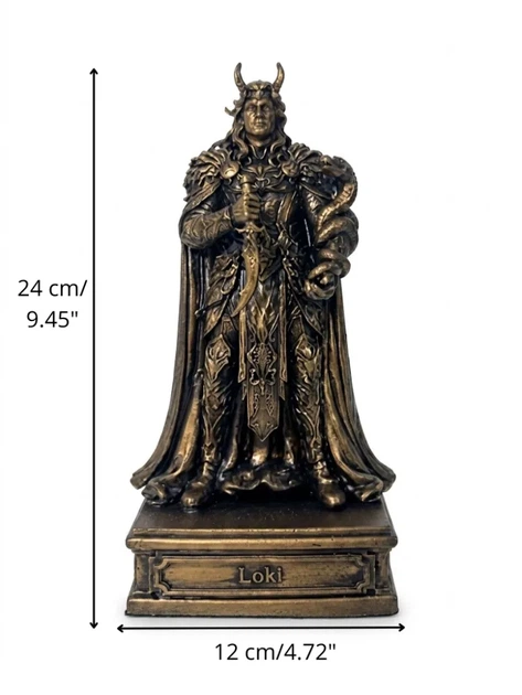 Статуетка DIKOCE Локі 24 см Антична бронза (DKA-ST-Loki 24cm AB) - зображення 2