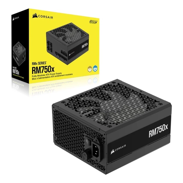 Блок питания Corsair RMX RM750X 750 Вт ATX 3.1 Full-Modular 80 Plus Gold (840006676850) - Фото 2 Блок питания Corsair RMX RM750X 750 Вт ATX 3.1 Full-Modular 80 Plus Gold (840006676850) - изображение 2
