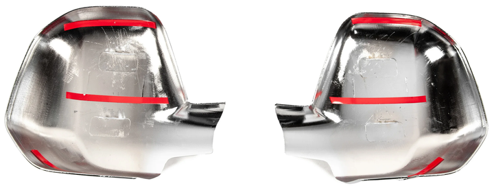 Накладки на дзеркала заднього огляду неіржавка сталь для Peugeot Partner Tepee 2008-2018 рр. - зображення 4