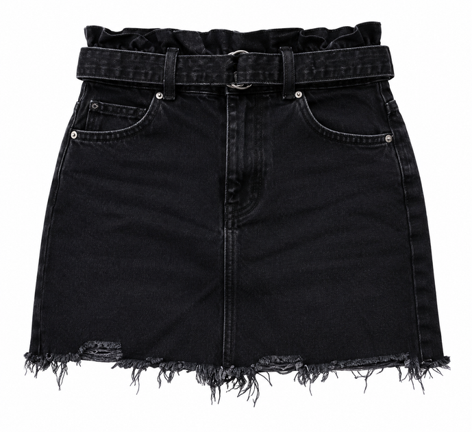 Женская джинсовая юбка Bershka 38 размер черная 0545211800 - Фото 3 Женская джинсовая юбка Bershka 38 размер черная 0545211800 - изображение 3