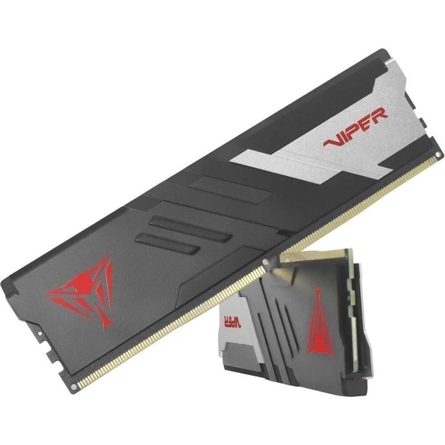 Оперативна пам'ять Patriot DDR5-6600 32768MB PC5-52800 CL34 (Kit of 2x16384) Viper Venom Black (PVV532G660C34K) - Фото 5 Оперативна пам'ять Patriot DDR5-6600 32768MB PC5-52800 CL34 (Kit of 2x16384) Viper Venom Black (PVV532G660C34K) - зображення 5