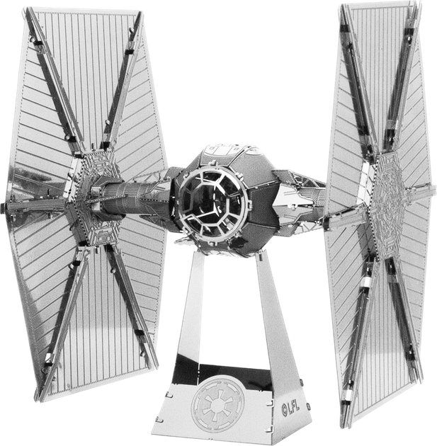 Metalowy konstruktor 3D Metal Earth Star Wars Imperialny myśliwiec TIE 67 elementów MMS256 (32309012569) - Zdjęcie 1 Metalowy konstruktor 3D Metal Earth Star Wars Imperialny myśliwiec TIE 67 elementów MMS256 (32309012569) - obraz 1