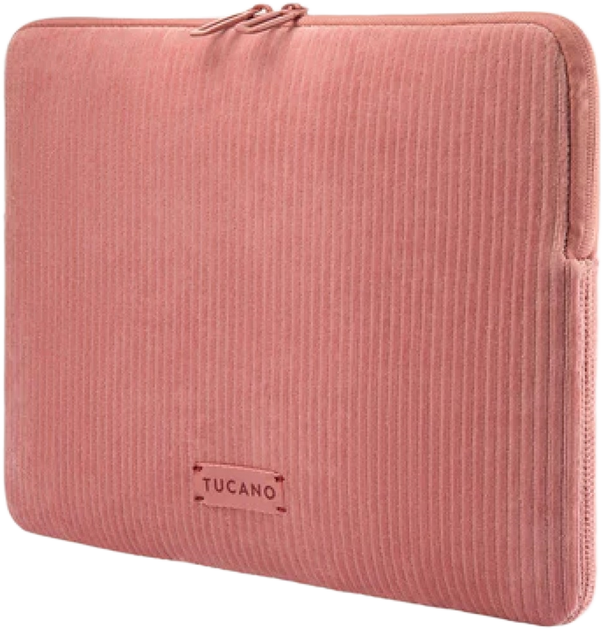 Чохол Tucano Velluto 2 Sleeve для MacBook 16" Pink (8020252224339) - Фото 2 Чохол Tucano Velluto 2 Sleeve для MacBook 16" Pink (8020252224339) - зображення 2