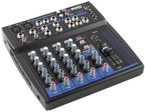Mikser analogowy z USB Gemini GEM-08USB (747705007100) - Zdjęcie 3 Mikser analogowy z USB Gemini GEM-08USB (747705007100) - obraz 3