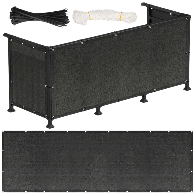 Osłona balkonowa Springos BN1034 90 x 700 cm - obraz 3