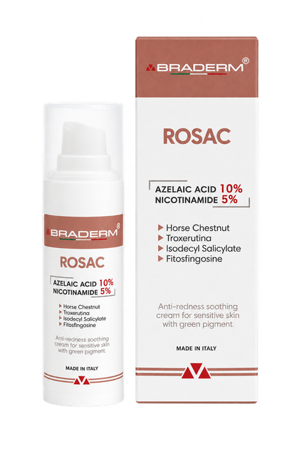 Успокаивающий крем BRADERM Rosac Cream, 30 мл 00-00000389 - Фото 1 Успокаивающий крем BRADERM Rosac Cream, 30 мл 00-00000389 - изображение 1