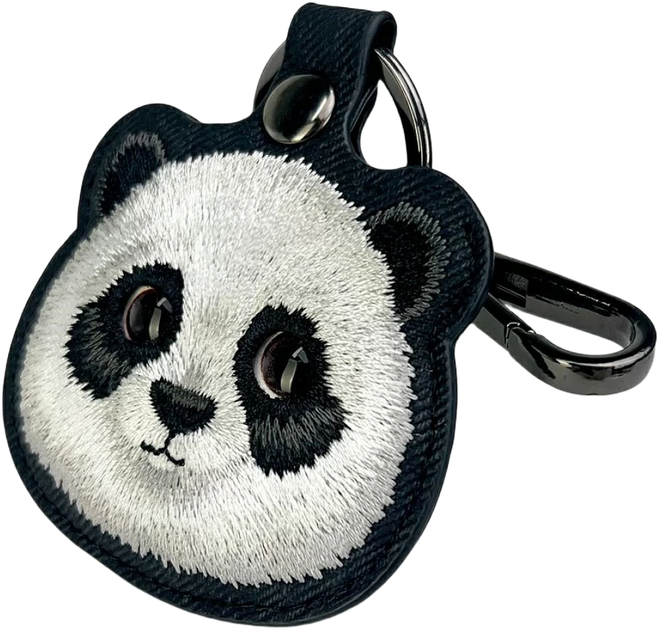 Etui-brelok Nimmy do AirTag Big Eyed Pet 2.0 Panda Black (6971080318634) - obraz 5
