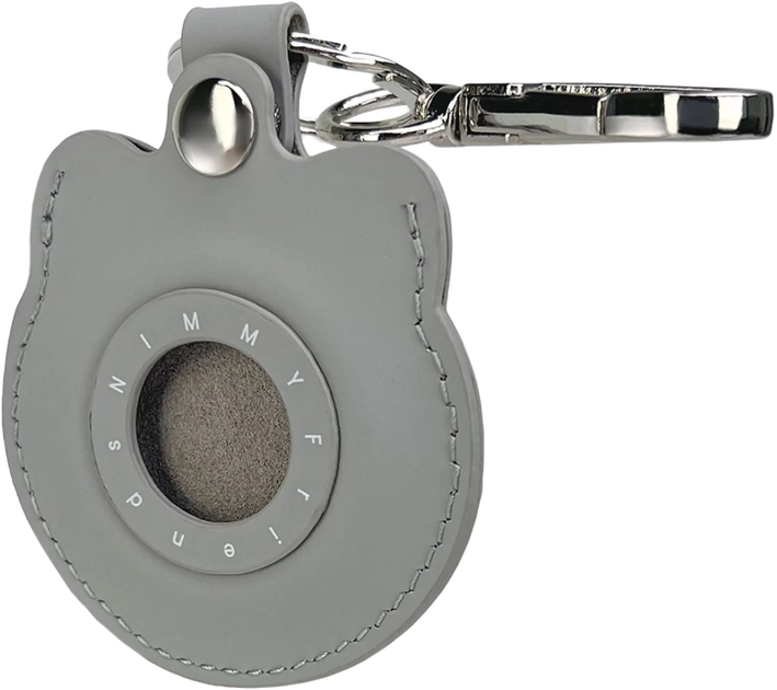 Чохол-брелок Nimmy для AirTag Glasses Cool Cat Grey (6971080310041) - Фото 4 Чохол-брелок Nimmy для AirTag Glasses Cool Cat Grey (6971080310041) - зображення 4