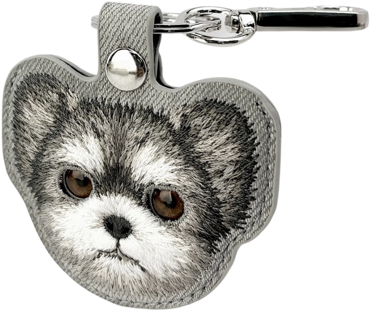 Etui Nimmy do lokalizatora New Big Eyed Pet 2.0 Dog Grey (6971080313172) - obraz 4