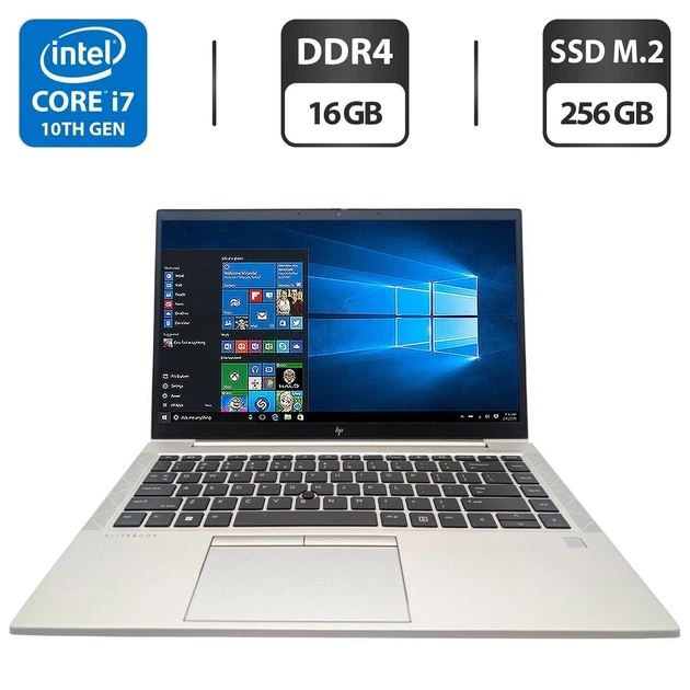 Ультрабук HP EliteBook 840 G7 / 14" (1920x1080) IPS / Intel Core i7-10610U (4 (8) ядра по 1.8 - 4.9 GHz) / 16 GB DDR4 / 256 GB SSD M.2 / Intel UHD Graphics / WebCam б/у - Фото 1 Ультрабук HP EliteBook 840 G7 / 14" (1920x1080) IPS / Intel Core i7-10610U (4 (8) ядра по 1.8 - 4.9 GHz) / 16 GB DDR4 / 256 GB SSD M.2 / Intel UHD Graphics / WebCam б/у - изображение 1